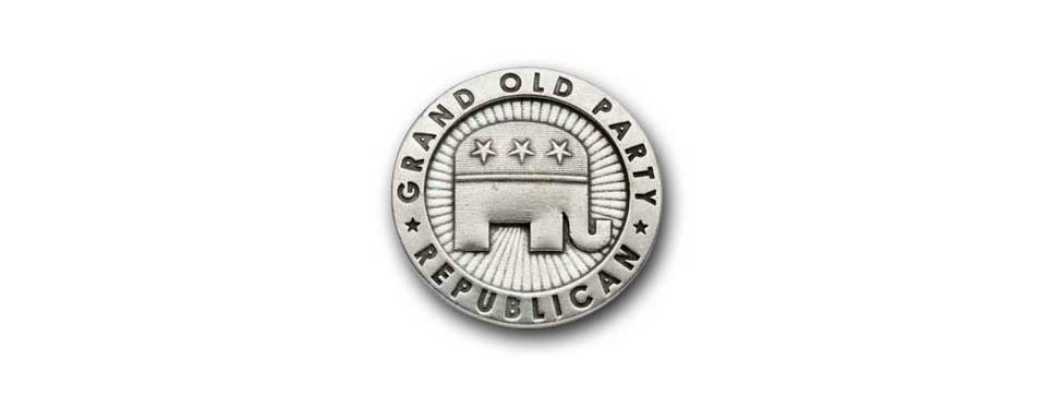 Republican Party Medallion (pewter)