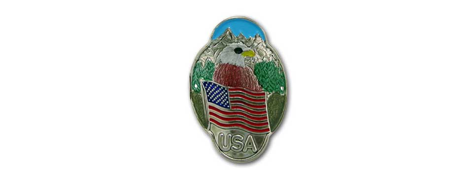 USA Medallion with Eagle (embossed)