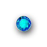 Blue Zircon Crystal