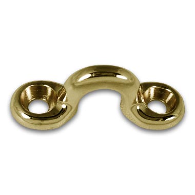 Polished Brass Mounting Loop
