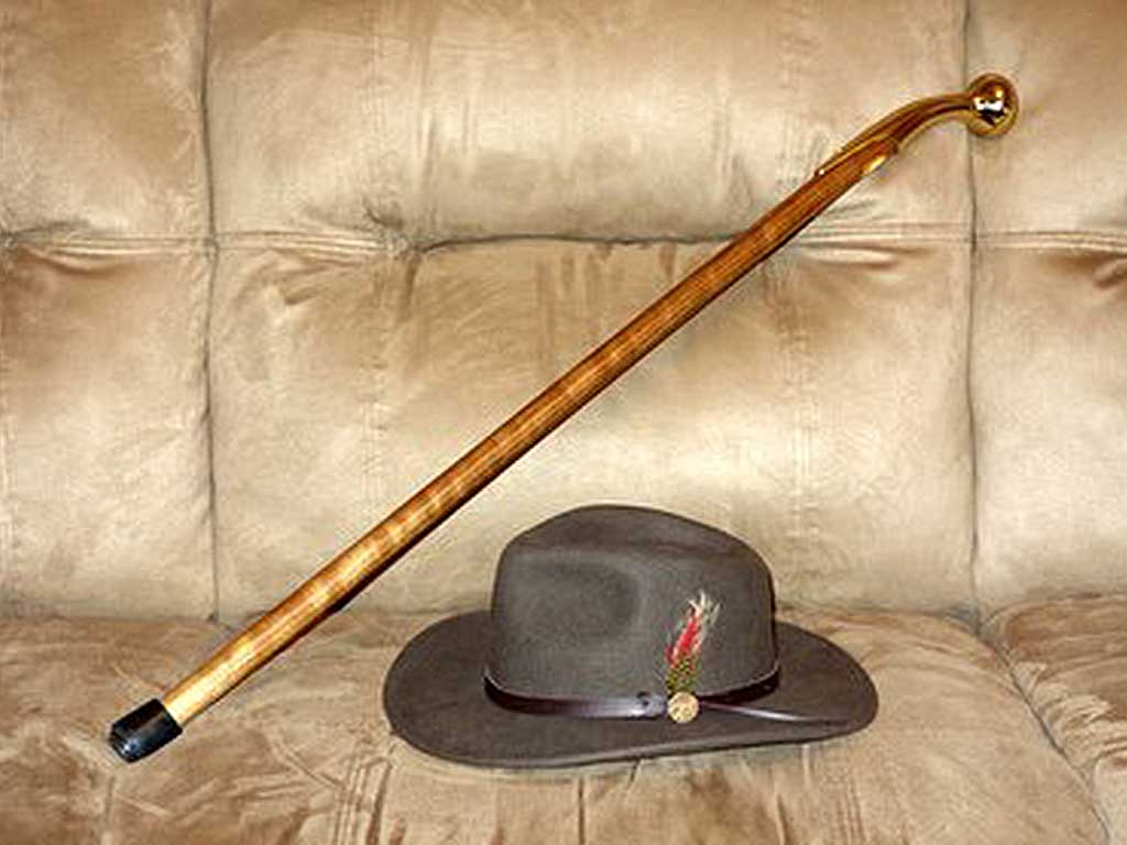 StepinStik Posed with Favorite Hat