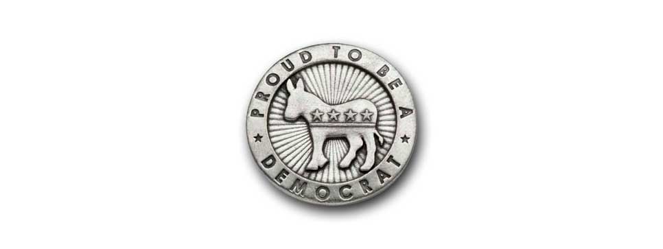 Democratic Party Medallion (pewter)