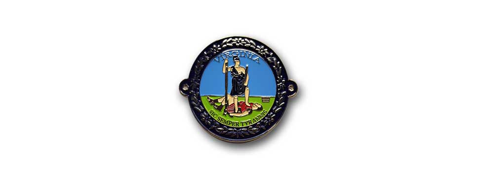 Virginia State Medallion