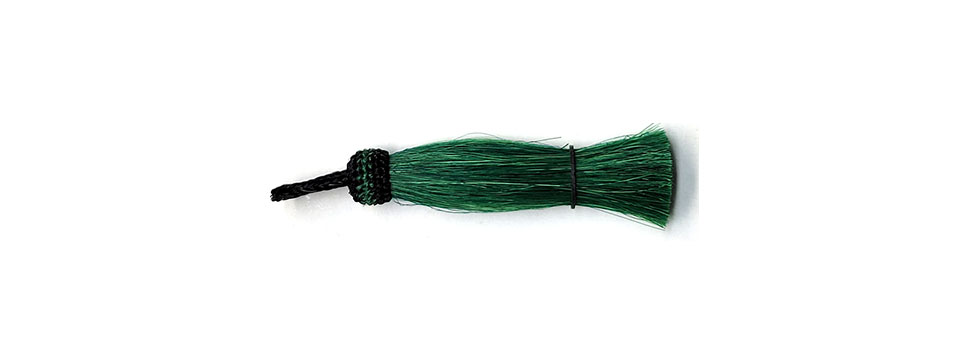 Green Horsehair Tassel
