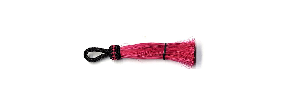 Pink Horsehair Tassel