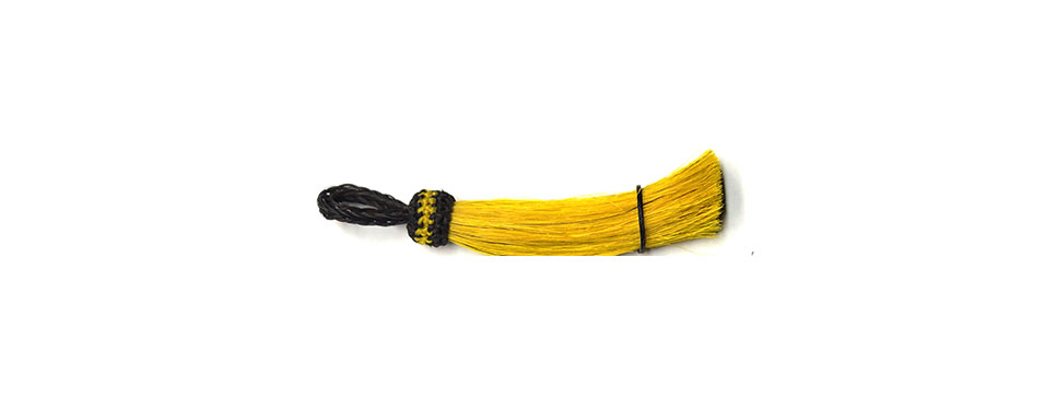 Yellow Horsehair Tassel