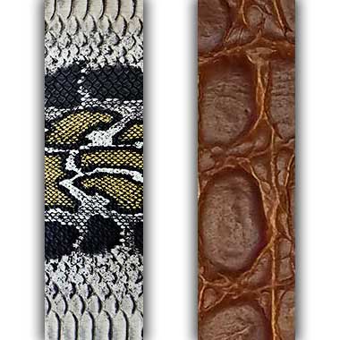 Finished Leather Wrist Straps