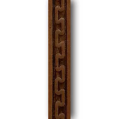 Gel'd Embossed Briar Brown Aztec Strap