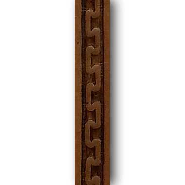 Gel'd Embossed Briar Brown Aztec Strap