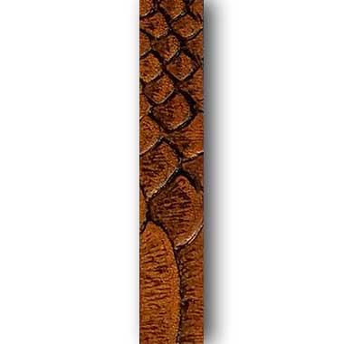 Gel'd Embossed Saddle Tan Boa Strap