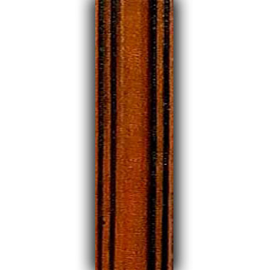 Gel'd Embossed Saddle Tan Double Roll Strap